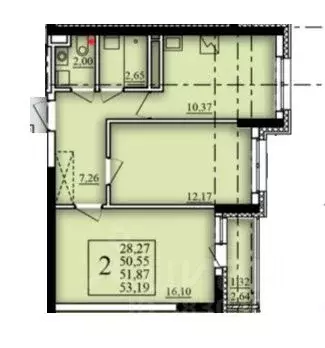 2-к кв. Башкортостан, Уфа Затон-Восточный жилрайон, Паруса жилой ...