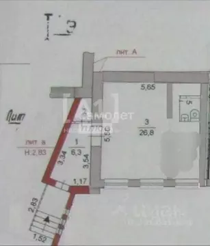 Офис в Челябинская область, Челябинск Свердловский просп., 58 (43 м)