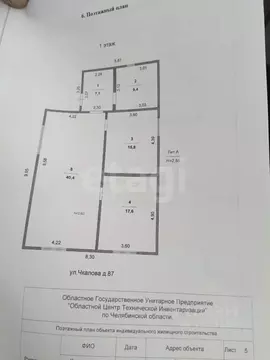 Дом в Челябинская область, пос. Увельский ул. Чкалова, 87 (94 м)