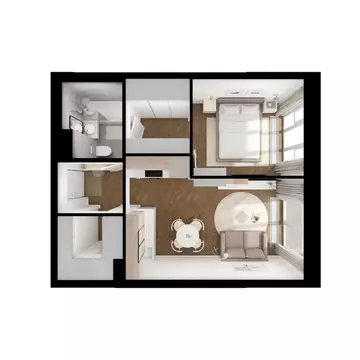 1-к кв. Москва Кавказский Бульвар 51 жилой комплекс, к3.4 (37.4 м)