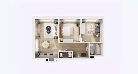 2-к кв. Московская область, Химки Клязьма-Старбеево мкр, Ивакино кв-л, ...