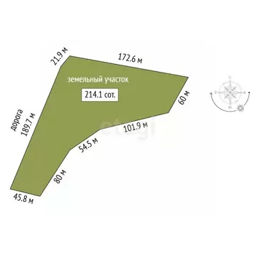 Участок в Владимирская область, Муром д. Петроково,  (214.08 сот.)