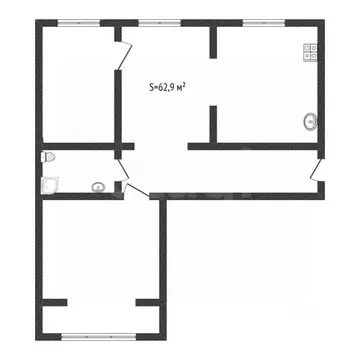 3-к кв. Алтайский край, Бийск пер. Владимира Мартьянова, 37 (62.9 м)