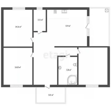 Дом в Тюменская область, Тюменский муниципальный округ, с. Борки ул. ...