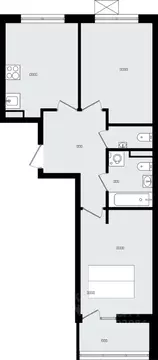 2-к кв. Ленинградская область, Всеволожск ул. Керченская, 1к3 (55.1 м)