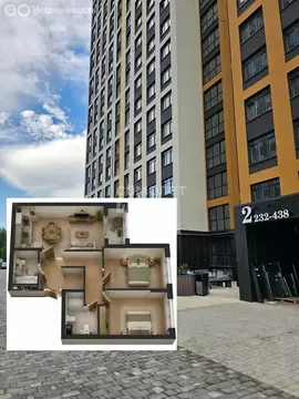 2-комнатная квартира: Рязань, Льговская улица, 8 (69.8 м)