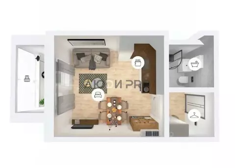 Студия Башкортостан, Уфа ул. имени Фронтовых Бригад, 1 (25.7 м)