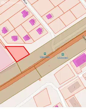 Участок в Шихово, Сосновая улица (12.3 м)