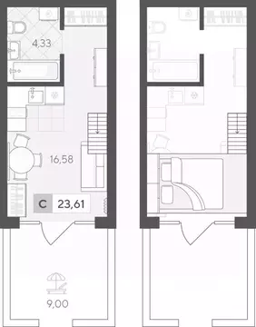 Студия Тюменская область, Тюменский район, д. Падерина ул. Сергея ...