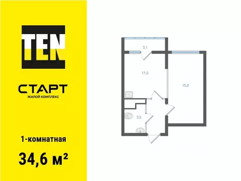1-к кв. Свердловская область, Екатеринбург ул. Академика Вонсовского, ...