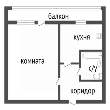 1-к кв. Курганская область, Курган ул. Красина, 75А (32.9 м)