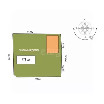 Дом в Крым, Сакский район, Ореховское с/пос, Химик-2 садоводческий ...