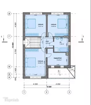 Дом в Калининградская область, Гурьевский муниципальный округ, пос. ...