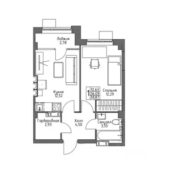 Свободной планировки кв. Волгоградская область, Волгоград ул. ...
