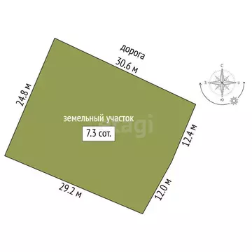 Дом в Заводоуковск, улица Комарова (57 м)