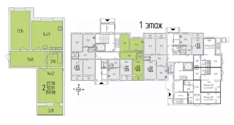 2-к кв. Белгородская область, Белгородский район, Разумное рп ул. ...
