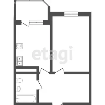 1-комнатная квартира: Тюмень, микрорайон Мыс, Судоремонтная улица, 30 ...