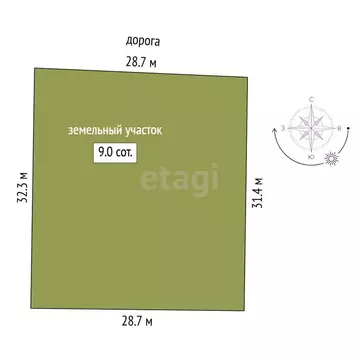 Участок в Тюменская область, Нижнетавдинский муниципальный округ, СНТ ...