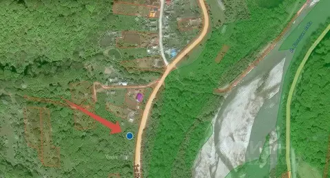 Участок в Карачаево-Черкесия, Урупский район, с. Курджиново ул. 1-я ...