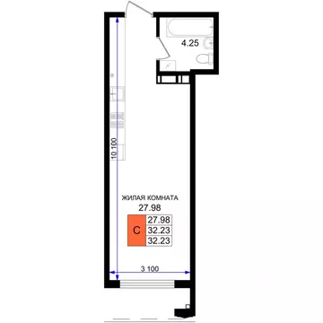 Студия Краснодарский край, Новороссийск ул. Григория Белькинда (32.23 ...