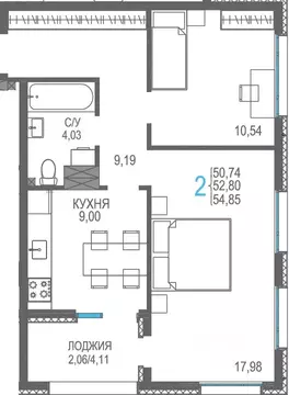 2-к кв. Крым, Сакский район, Лесновское с/пос, с. Прибрежное Розовое ...