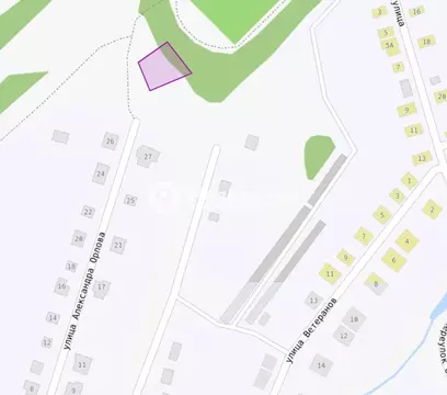 Участок в Кировская область, Киров ул. Александра Орлова, 25 (11.67 ...