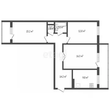 3-к кв. Марий Эл, Йошкар-Ола бул. Чавайна, 15 (79.2 м)
