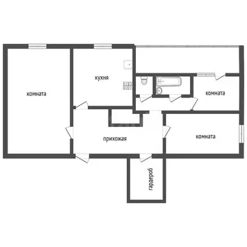 3-комнатная квартира: Воронеж, Автогенный переулок, 21 (80 м)