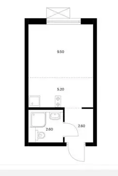 Квартира-студия: Ярославль, район Сокол, жилой комплекс Волга Парк, 6Б ...