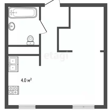 Студия Ярославская область, Ярославль Первомайская ул., 19 (33.0 м)