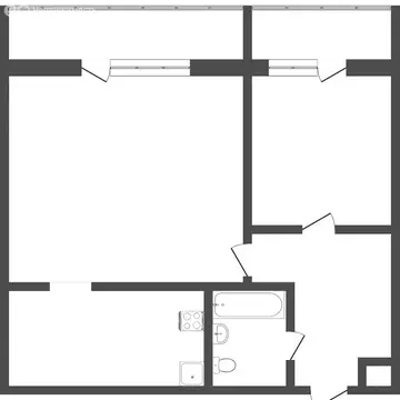 2-комнатная квартира: Тюмень, Ямская улица, 98В (30.6 м)