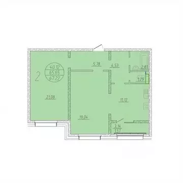 2-к кв. Сахалинская область, Анивский городской округ, с. Новотроицкое ...