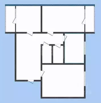 3-к кв. Белгородская область, Белгород Первомайская ул., 11 (59.0 м)