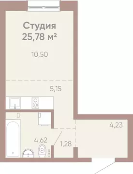 1-к кв. Иркутская область, Иркутск Советская ул., 109/3 (25.78 м)