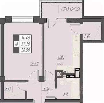 1-к кв. Ставропольский край, Пятигорск Новопятигорск мкр, Курортный ...