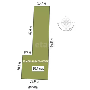 Участок в Тюменский муниципальный округ, деревня Елань, Лесная улица ...