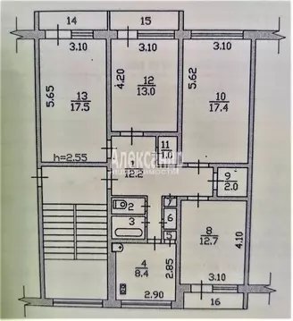 Комната Ленинградская область, Приозерский район, Сосновское с/пос, д. ...