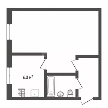 1-к кв. Тюменская область, Тюмень Одесская ул., 39 (31.0 м)