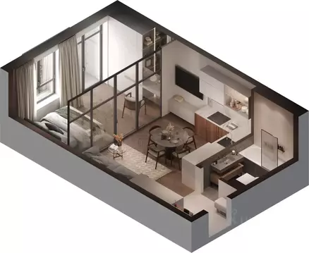 1-к кв. Калининградская область, Зеленоградск Грани жилой комплекс ...