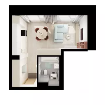 Студия Москва Алтуфьевское 53 жилой комплекс, 1.1 (28.9 м)