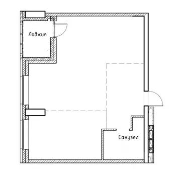 2-к кв. Приморский край, Владивосток ул. Сочинская, 17 (56.8 м)