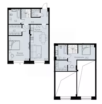 2-к кв. Воронежская область, Воронеж ул. Жилина, 7 (92.8 м)
