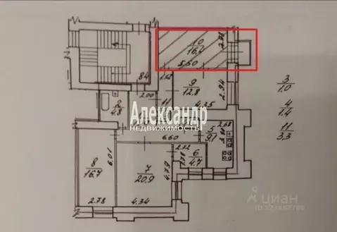 Комната Санкт-Петербург Заневский просп., 7/7 (16.4 м)