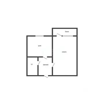 1-к кв. Тверская область, Тверь ул. Коробкова, 17 (31.9 м)