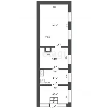 Дом в Саратовская область, Балашов Захоперье мкр,  (32 м)