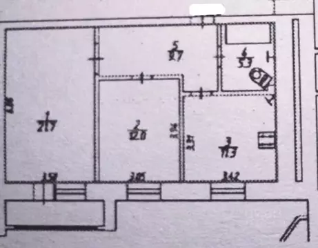 2-к кв. Калужская область, Калуга ул. Дружбы, 6к2 (60.0 м)