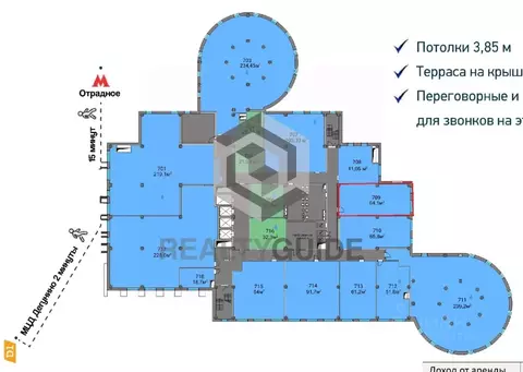 Офис в Москва Алтуфьевское ш., 35к1 (64 м)