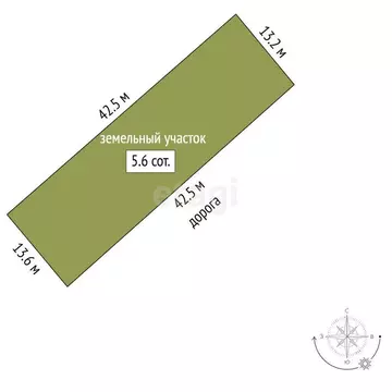 Участок в Тобольск, садоводческое товарищество Виктория-2, 1-я Ягодная ...