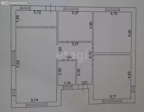 Дом в Пашково, Заречная улица (62 м)