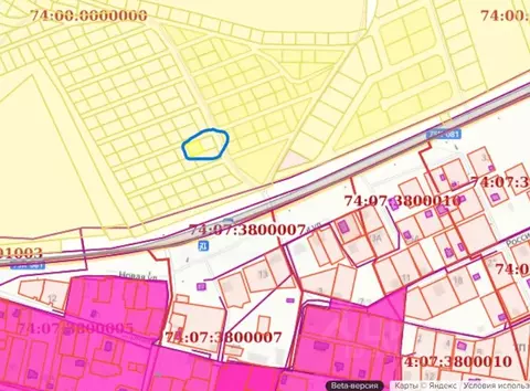 Участок в Челябинская область, Еткульский район, Печенкинское с/пос, ...